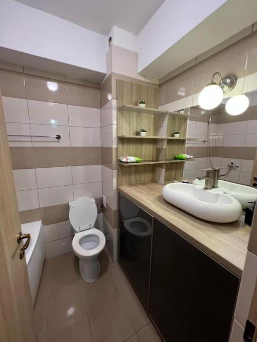 Studio Downtown Lejlighed Bukarest Eksteriør billede